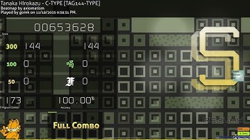 Day 623 of C-TYPE until slideracc is optional in osu! lazer