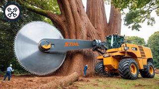 30 Extreme Dangerous Big Logging Wood Truck Driving Skill | Fastest Chainsaw Heavy Machinery Machine