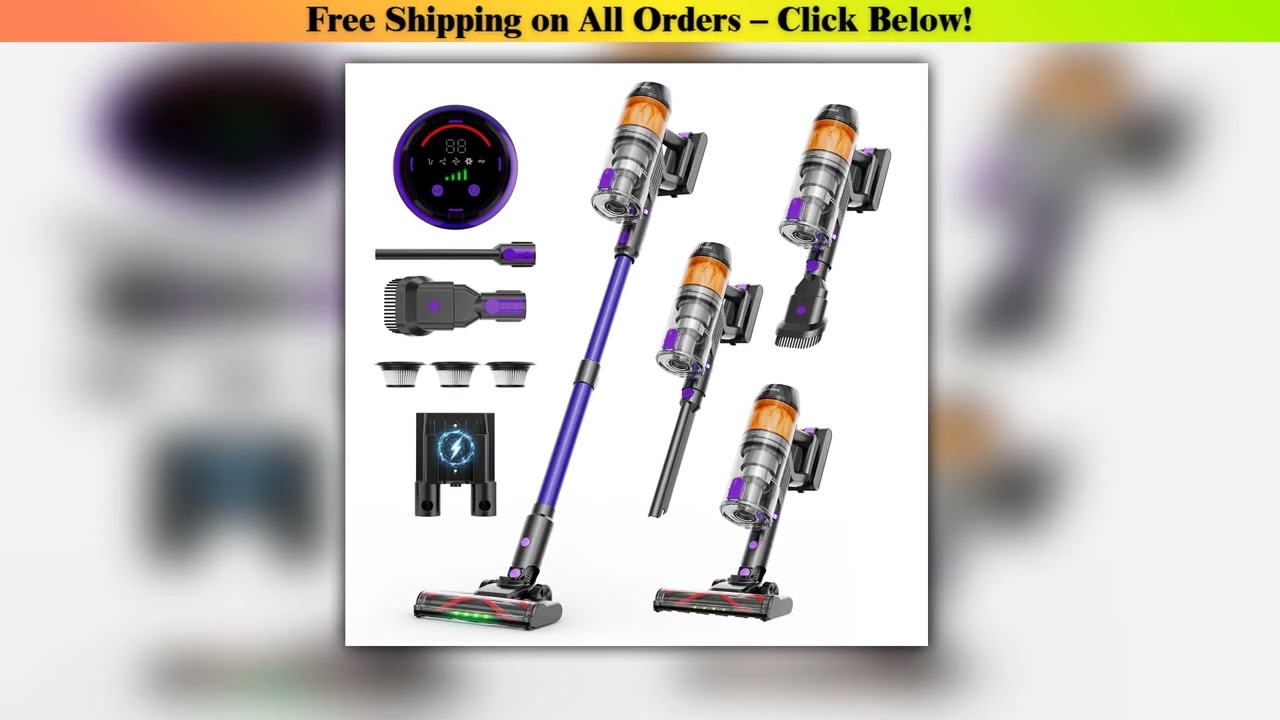 COTIAR R11 500W 50kPa Cordless Vacuum Cleaner Wireless Home Appliance Handheld Vacuum Cleaner