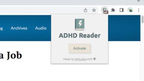ADHD Reader - a chrome extension to help you read faster