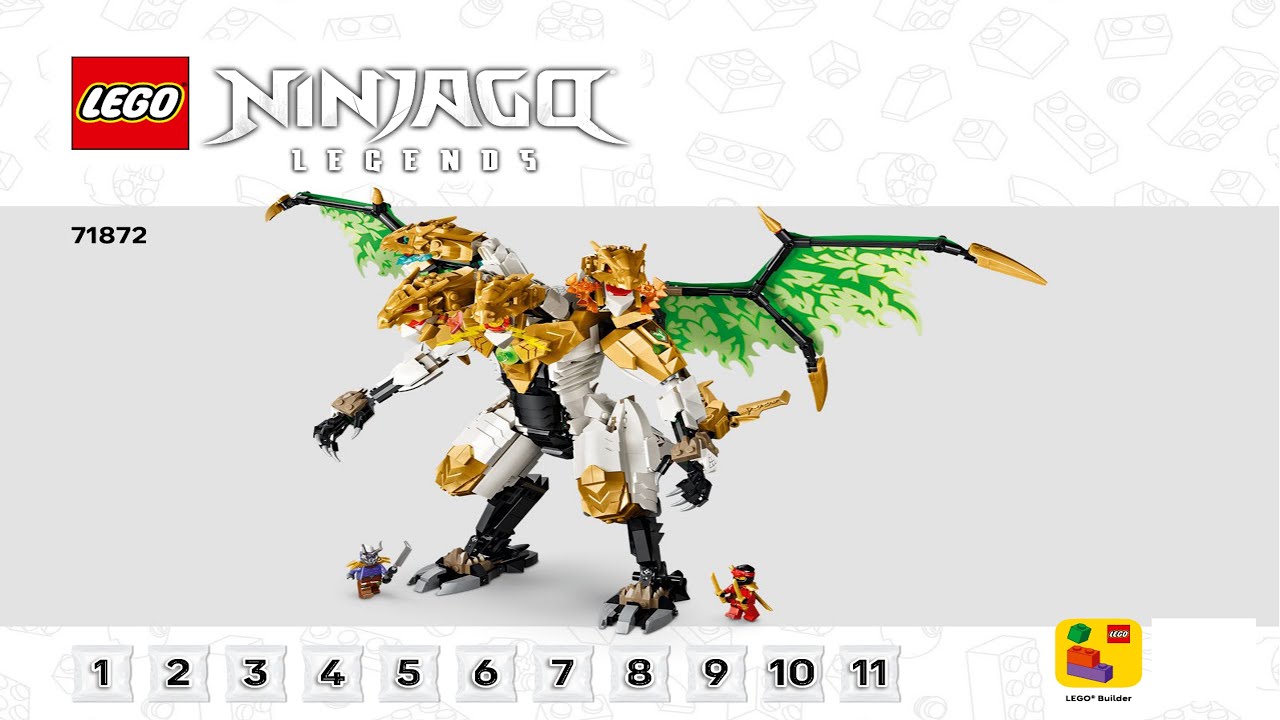 Ninjago - Ultra Dragon Battle - Legends LEGO instructions