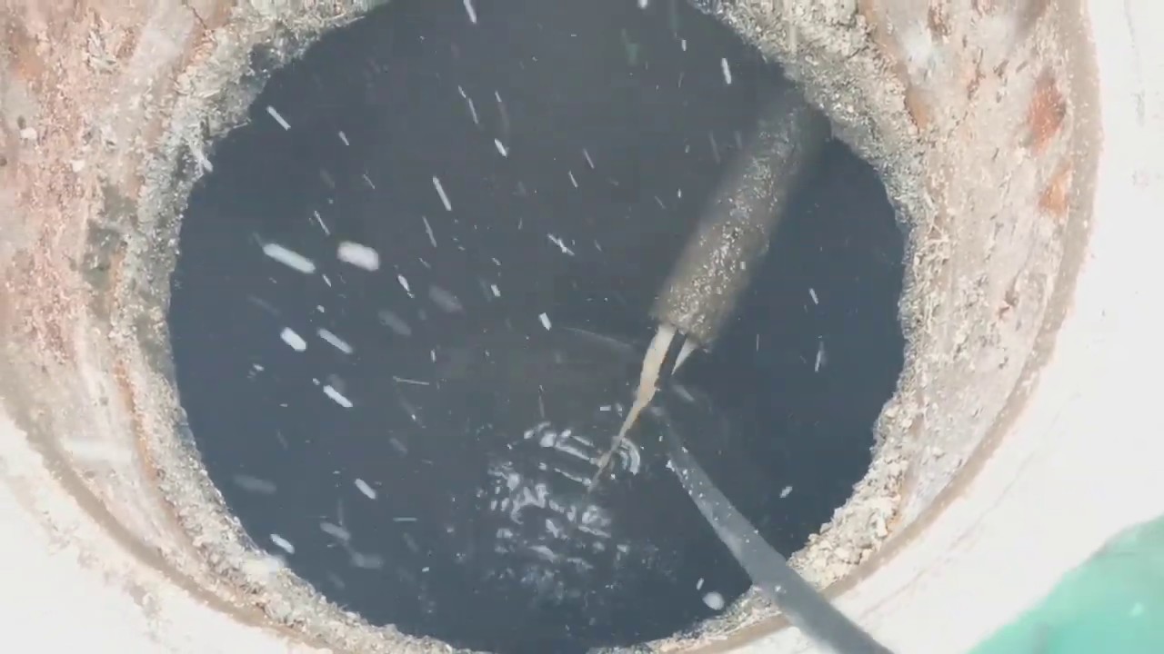 Промывка канализации в частном доме #2 - YouTube