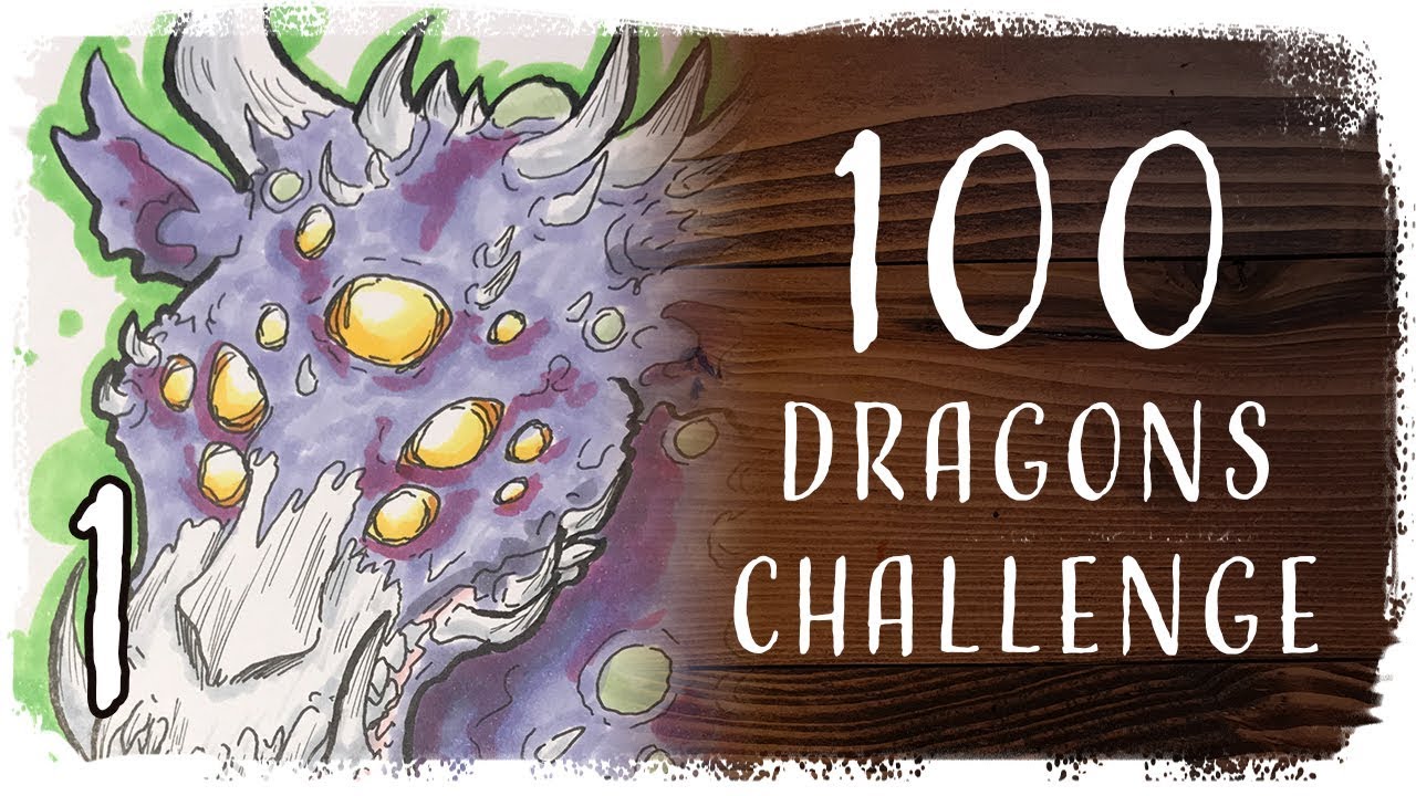 100 Dragons Challenge - 1 | Radioactive Zombie Dragon