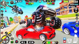 Police Monster Truck Chase - 3d Android Gameplay - Car Game screenshot 5