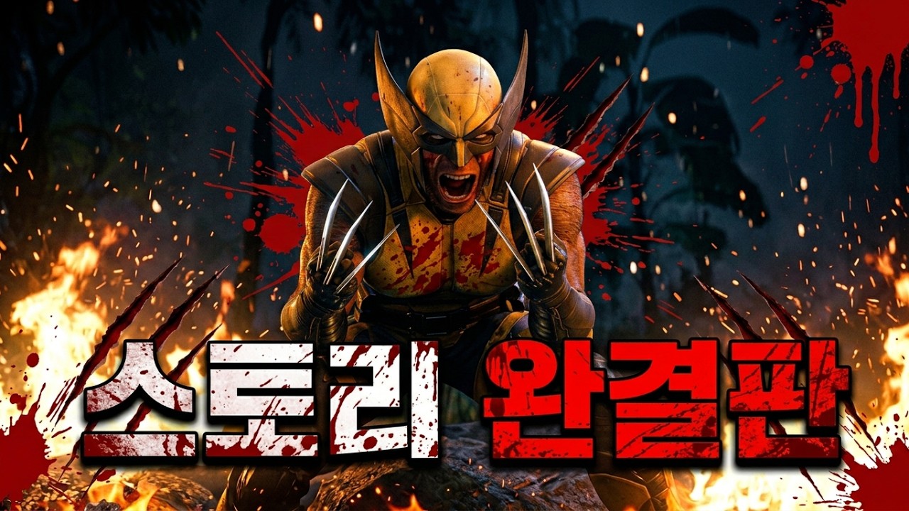 설명할 시간이 없.. 일단 찢고 본다!!!《마블 울버린》풀무비(쿠키영상 포함)