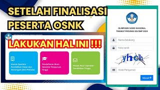 WHAT NEEDS TO BE DONE AFTER FINALIZATION OF OSN PARTICIPANTS