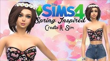 The Sims 4 Create A Sim: Spring Inspired