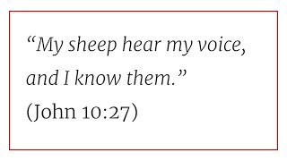 Solid Joys (May 22): Jesus Knows His Sheep // Devotional by John Piper
