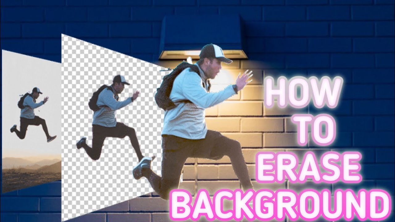 HOW TO ERASE BACKGROUND... YouTube