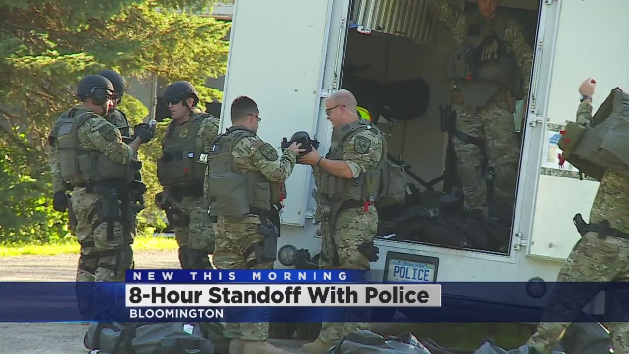 Man, 60, Arrested After 8-Hour Long Standoff In Bloomington - YouTube