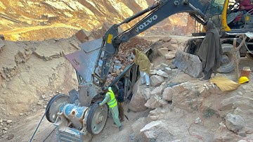 Incredible Work By Quarry Rock Jaw Crusher Machine | Big Rock Crusher.#stonecrusher 