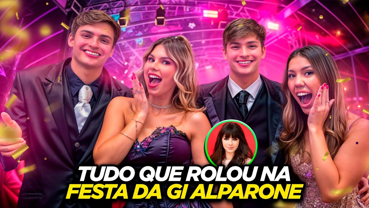 TUDO QUE ROLOU NA FESTA DA GI ALPARONE - VLOG