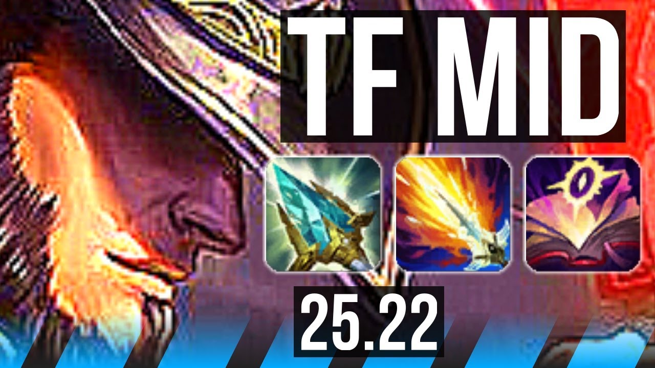 TWISTED FATE vs FIZZ (MID) | Legendary | KR Master | 25.22