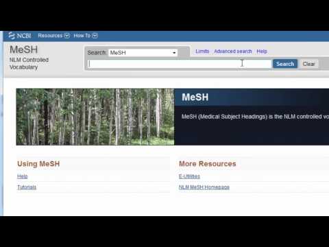 Selecting Medical Subject Headings for Your PubMed Search
