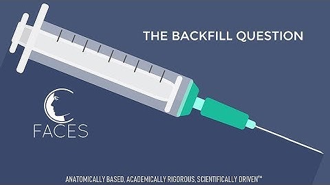Can I Backfill a Syringe With Dermal Filler?