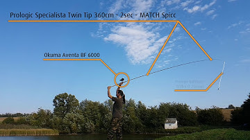 Prologic Specialist Twin Tip 2lbs 360cm 2sec 2.Match Spicc