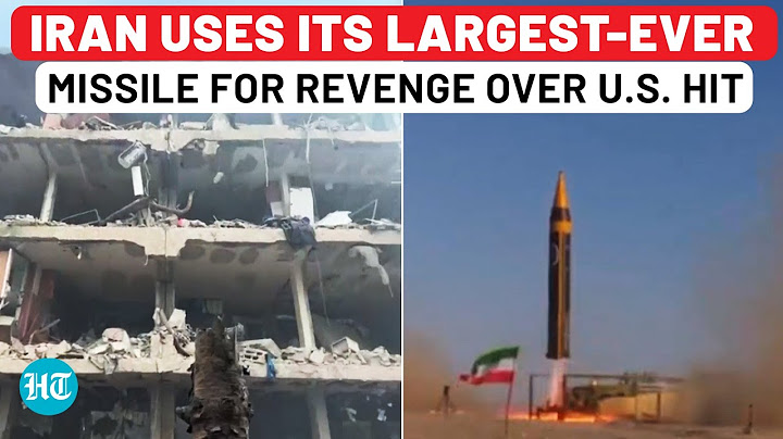 Iran Uses Its Largest-Ever Missile For Revenge Attack Over US Strike: Khorramshahr-4 Specs | Israel