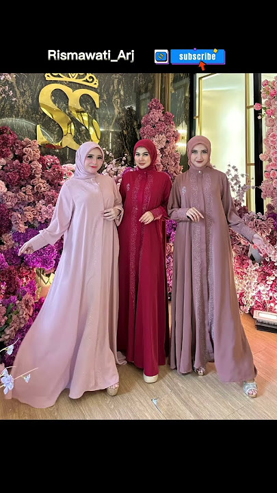 Inspirasi Outfit Baju Gamis Muslimah Lebaran Mewah & elegan Brand ShellaSaukia #viral #shorts#ootd