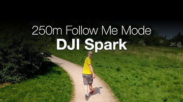 250m DJI Spark Follow Me Mode