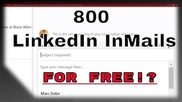 How to Send 800 LinkedIn InMails Each Month for Free (with Sales Navigator)