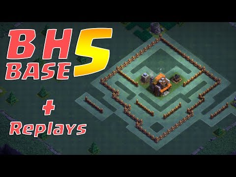 BH5 ANTI 2 STAR - COC TROPHY BASE WITH REPLAYS