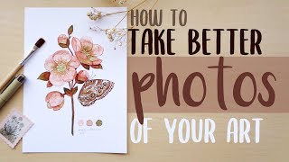 6 Tips For Great Photos of Your Art With Just Your Phone | Advice for Social Media &amp; Etsy Sellers