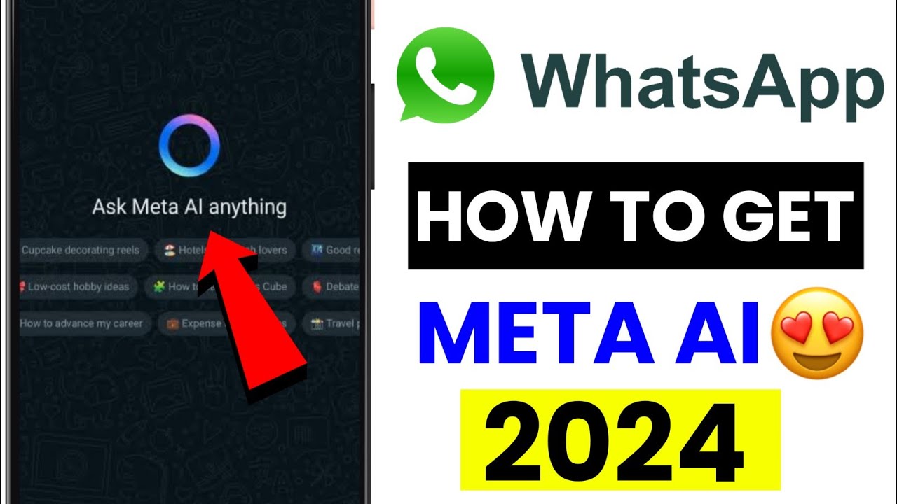 How to get meta ai on whatsapp || Meta ai not showing on whatsapp solve ...