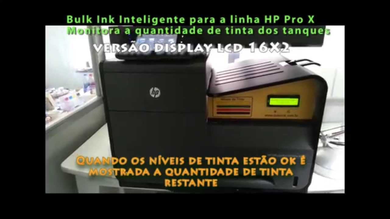 Bulk Ink c/ monitor de tinta - HP Officejet Pro X -