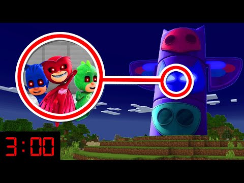 Minecraft : DO NOT ENTER THE NEW PJ MASK TOWER AT 3AM! (Ps3/Xbox360/PS4/XboxOne/PE/MCPE)