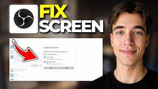 How To Fix Black Screen In OBS Studio For AMD And NVIDIA Devices | Tutorial 2026