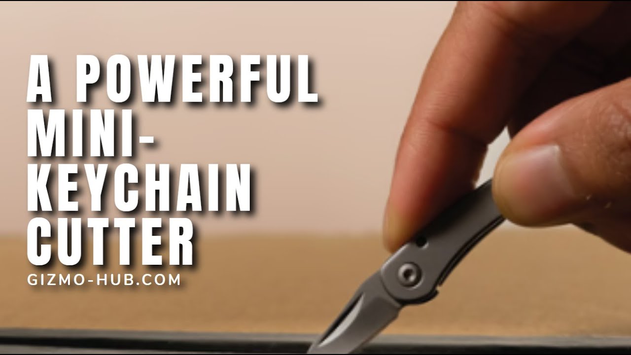 Mini Keychain Cutter MICRO KNIFE : A POWERFUL MINI KEYCHAIN CUTTER | Kickstarter | Gizmo-Hub ...
