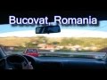Seat Leon 1m, driving downhill Bucovat, Romania