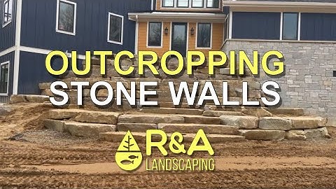 OUTCROPPING STONE WALL