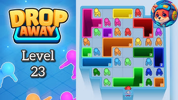 Drop Away Level 23 – Puzzle Game Walkthrough & Solutions | Mobile Gameplay 