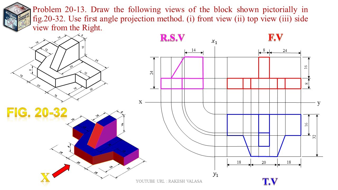 Orthographic Projections In Engineering Drawinggraphics Course Code