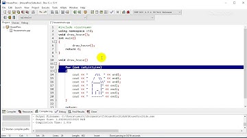 C++ Drawing a House passing a Parameter to a Procedure