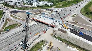 Highway 99 Tunnel Program: Steveston Interchange Project Flyover - August 2025