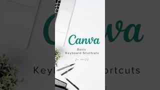 Stop wasting time on Canva (Use these Shortcuts) #canva #keyboardshortcuts #canvatips