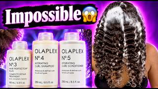 OLAPLEX BEFORE AND AFTER REVIEW | Olaplex Bond Shaper Curl Rebuilding Treatment