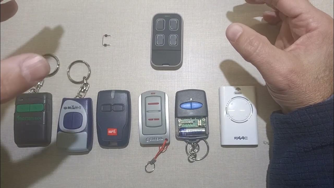 Mando a distancia universal para puerta de garaje, control remoto para su  casa, con frecuencias múltiples, de 280 MHZ a 868 MHZ