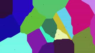 Approximate Voronoi diagram with moving input points