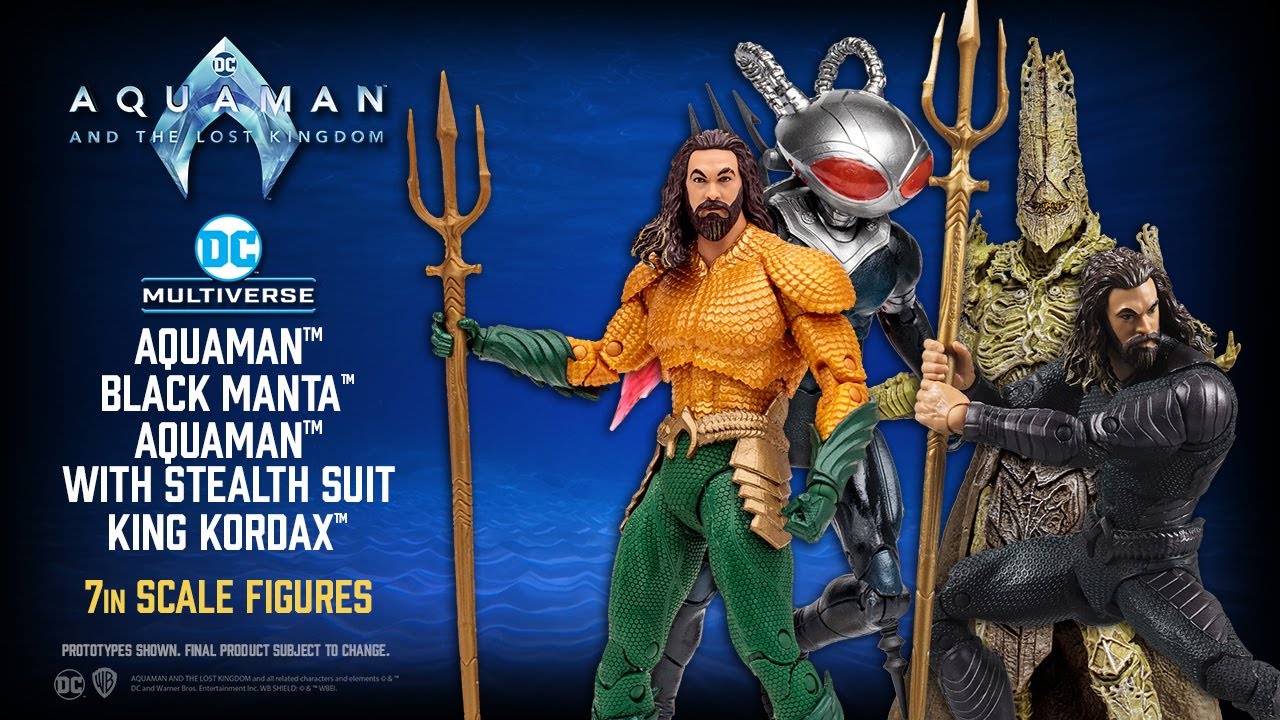 DC Multiverse Aquaman and the Lost Kingdom Movie Aquaman with Stealth Suit  7-Inch Scale Action Figure