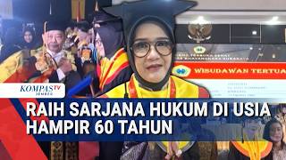 Jadi Wisudawan Tertua Ubhara Surabaya, Lucy Sukmawati Buktikan Belajar Tak Kenal Batas Usia