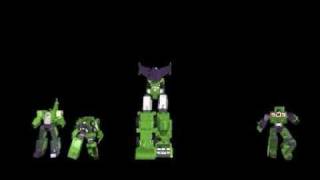 Transformers G1 Devastator 3d animation