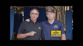 Jason walks through Sunrise Express Car Wash
