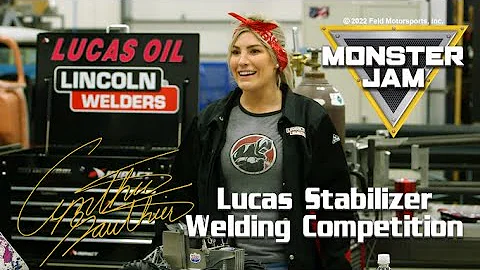 Monster Jam Lucas Stabilizer Welding Challenge wit...