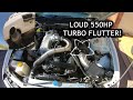 HOW TO GET LOUD TURBO FLUTTER WITH SCREAMER PIPE COMPILATION BUILT RB25DET!