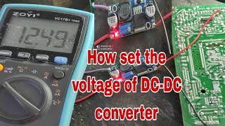 How to set the output voltage of LM2596 DC-DC converter l Jude Master 
