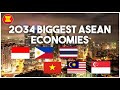 Biggest ASEAN Economies in 2034 (Indonesia, Philippines, Thailand, Malaysia, Vietnam, Singapore)