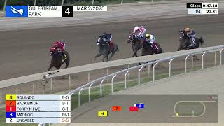 Gulfstream Park March 2, 2025 Race 4